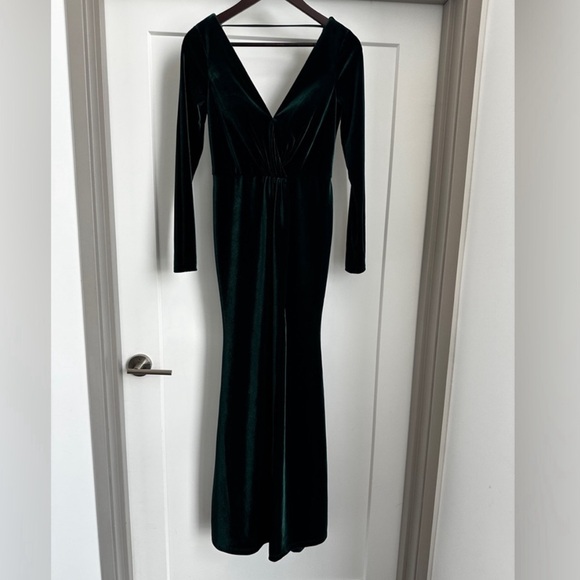 Jenny Yoo Ryland Emerald Green Size 2 - Picture 3 of 3